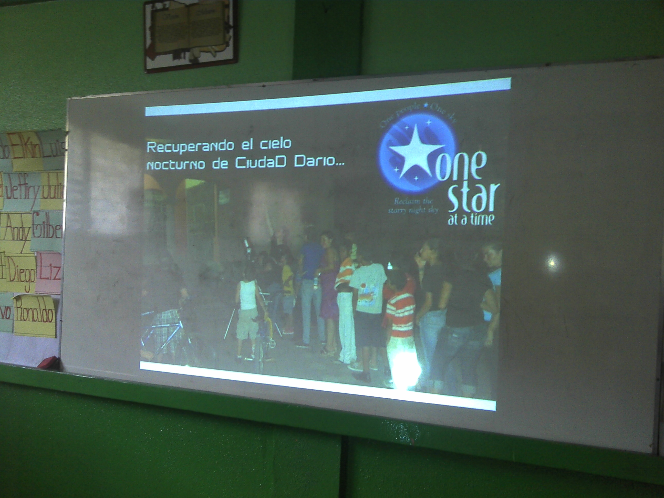 One Star presentation in Nicaragua